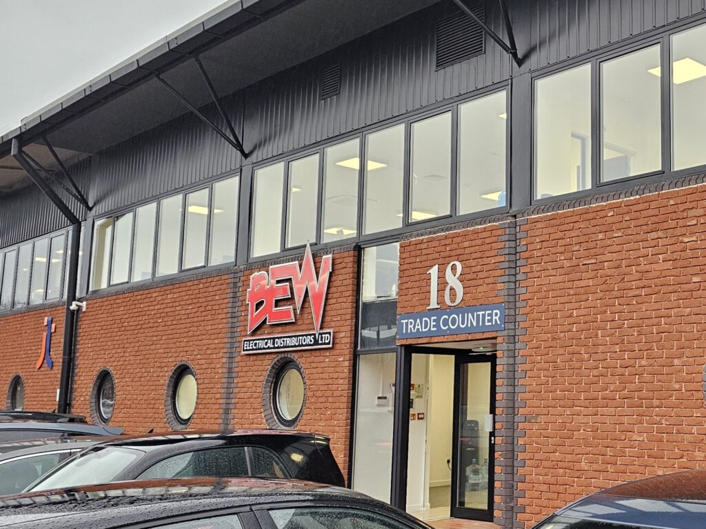 Outside BEW Electrical Wholesalers Woking branch