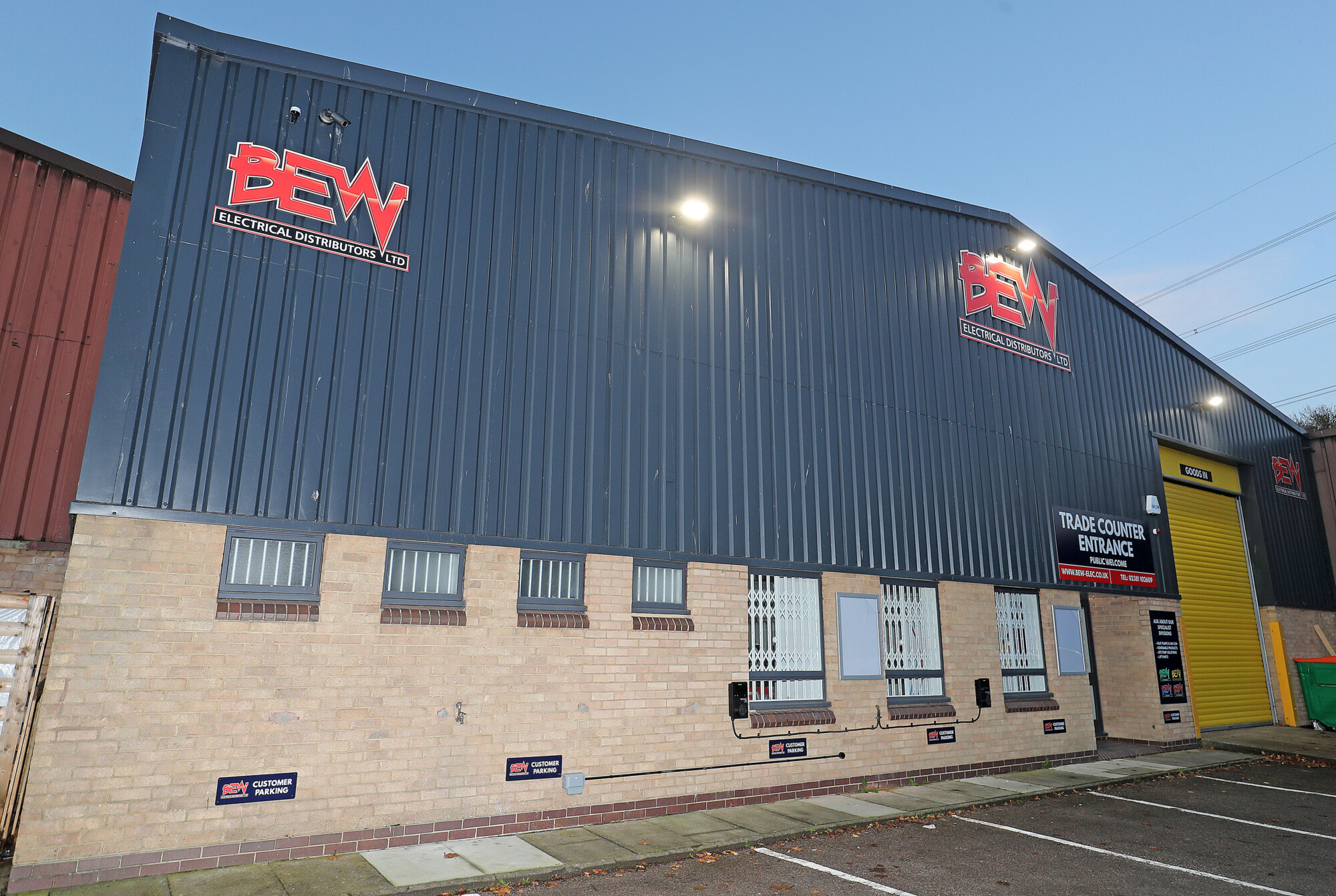 New BEW Eastleigh branch outside